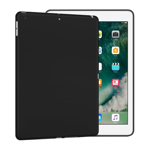 Apple iPad 10 2 7 Nesil Kılıf CaseUp Colored Silicone Siyah 1